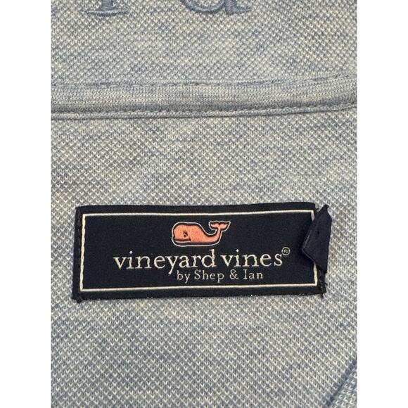 3 XLT Vineyard Vines Quarter Zip Pullover Sweatshirt Carolina Blue Tarheels 3XT - Picture 3 of 11